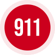 Dial 911 for life-threatening emergencies