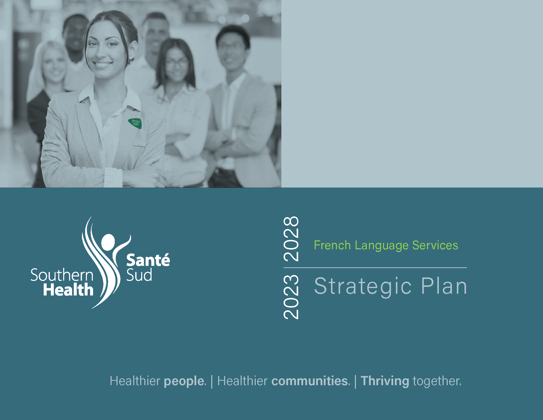 Cover of the 2023-28 FLS Strategic Plan report