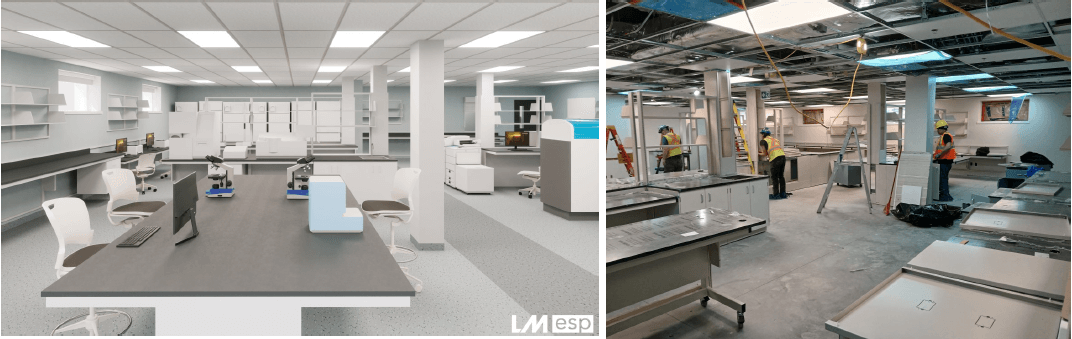 Bethesda Regional health Centre laboratory progress