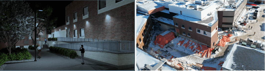 Bethesda Regional Health Centre staff entrance progress