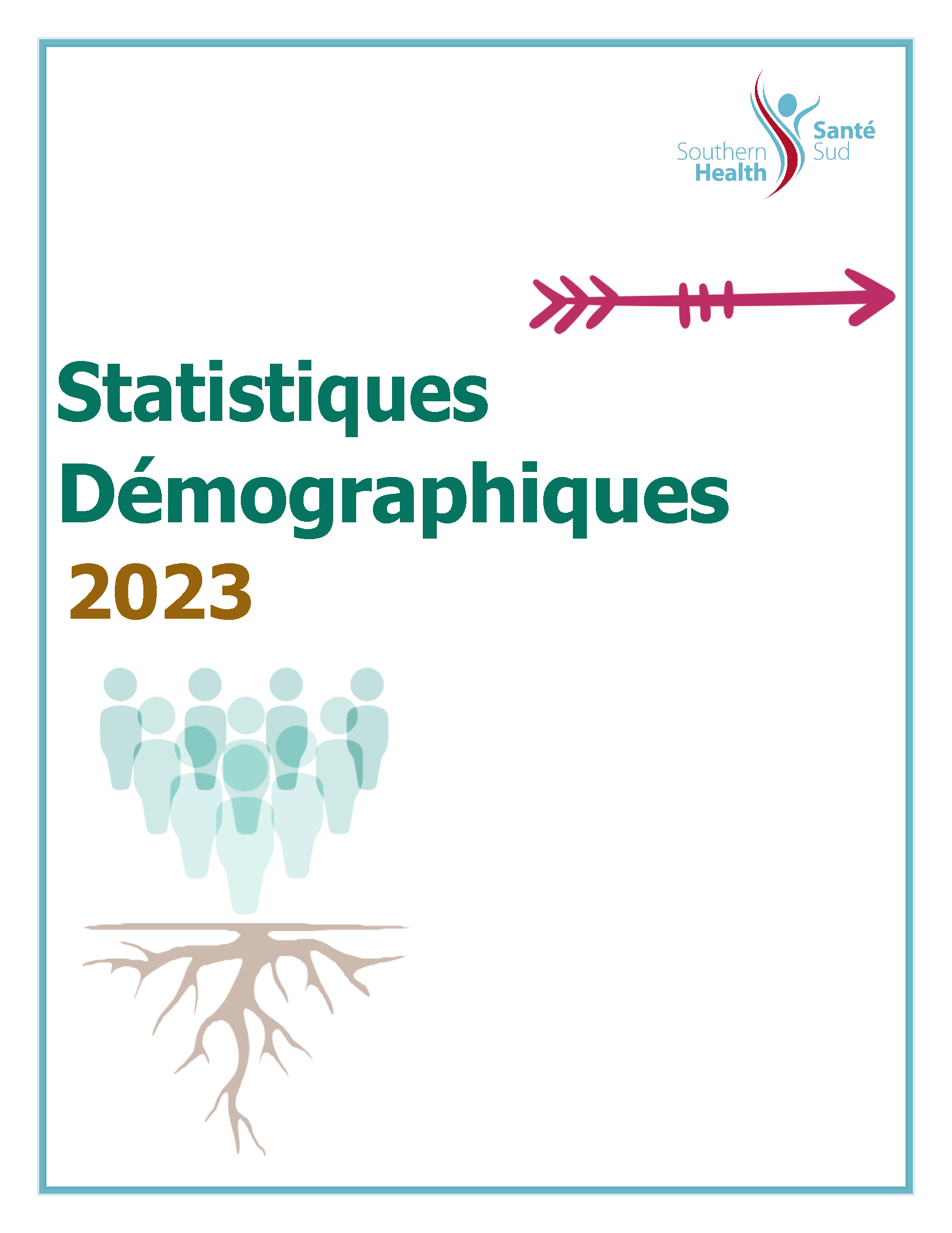 Couverture du rapport de statistiques démographiques 2023