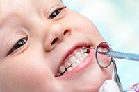 child getting dental care